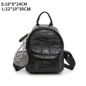 Women PU Leather Mini Backpack, Small Bagpack for Teen Girls