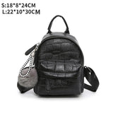 Women PU Leather Mini Backpack, Small Bagpack for Teen Girls