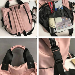 Waterproof Harajuku College Backpack All-match Portable Nylon Bag