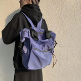 Waterproof Harajuku College Backpack All-match Portable Nylon Bag