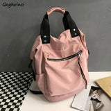 Waterproof Harajuku College Backpack All-match Portable Nylon Bag