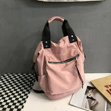 Waterproof Harajuku College Backpack All-match Portable Nylon Bag