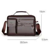 Men Business Bag Water Resistant Anti-theft Lightweight Shoulder