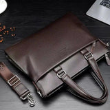 Men Laptop Bag Leather Executive Business Office Attache Tote