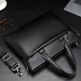 Men Laptop Bag Leather Executive Business Office Attache Tote