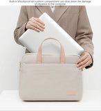 Women Portable Shockproof Laptop Briefcases Computer Bag Business Document Tote