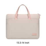 Women Portable Shockproof Laptop Briefcases Computer Bag Business Document Tote
