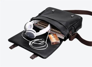 Men's Leather Bag Crossbody Shoulder Messenger