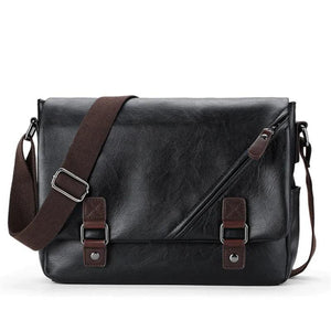Men's Leather Bag Crossbody Shoulder Messenger