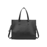 Men's PU Leather Tote Bag Single Shoulder Bag Handbag Briefcase Business Bag