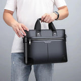 Men's Briefcase Business Handbag 14-inch Computer Bag