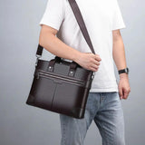 Men's Briefcase Business Handbag 14-inch Computer Bag