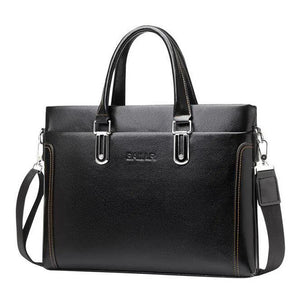 Men's Leather Business Bag Briefcase