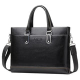 Men's Leather Business Bag Briefcase