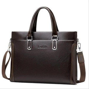 Men's Leather Business Bag Briefcase