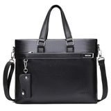 Men's Business Tote Bag Shoulder Briefcase