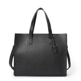 Men's PU Leather Tote Bag Business Handbag Briefcase