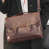 Men's Classic Business Handbag Briefcase Single Shoulder Bag