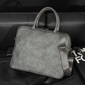 Men's Frosted Briefcase Handbag Single Shoulder Laptop Bag
