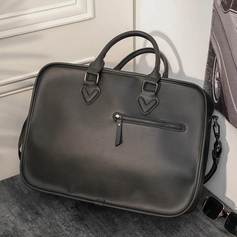 Newhotstacy Bag Men's Business Briefcase Laptop Shoulder Bag