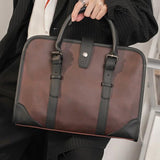 Men's Business Handbag Briefcase Old Single Shoulder Bag