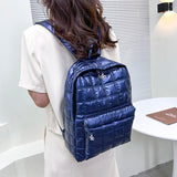 Winter Women Backpack Warm Rucksack Soft Shoulder Bag