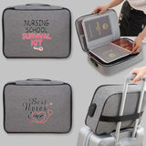 File Lockbox Three-layer Large Travel Credentials Wallet