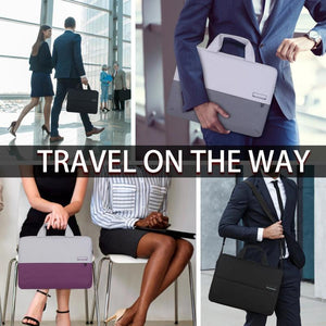 15.6 in Laptop Messenger Bag Multi-pocket Shoulder Handbag