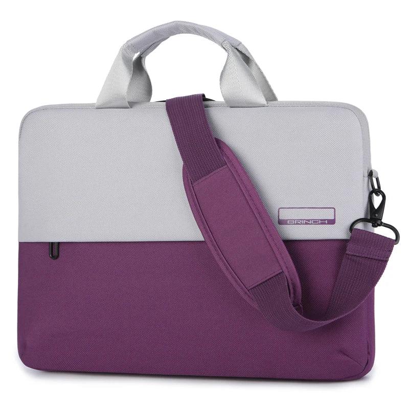 15.6 in Laptop Messenger Bag Multi-pocket Shoulder Handbag