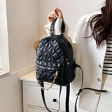 Women Backpack Causal Bags High Female Shoulder Bag Pu Leather Backpacks