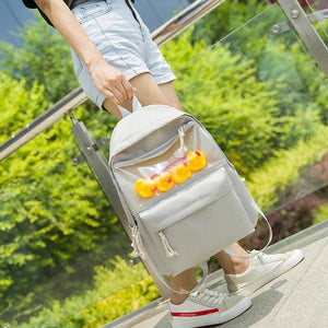 Transparent Duck Backpack for Women Girls