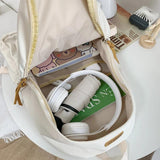 Women's Multi-pocket Casual Backpack for Teenage Girl Travel Schoolbag