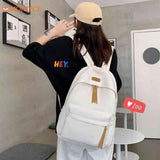 Women's Multi-pocket Casual Backpack for Teenage Girl Travel Schoolbag
