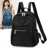 Women's Oxford Shoulder Bag School Rucksack Backpack