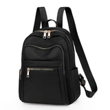 Women's Oxford Shoulder Bag School Rucksack Backpack