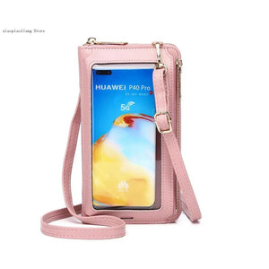 Touch Screen Mobile Phone Bag Women's Messenger Bag Large Capacity