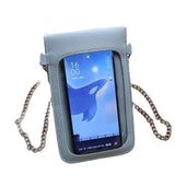 Chain Strap Messenger Touch Screen Mobile Phone Bag Women's Small Backpack