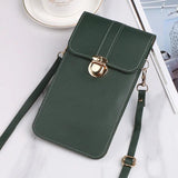 Double-Layer Shoulder Bag Touch Screen Messenger Women's Mobile Phone Bag