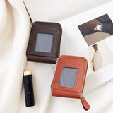 Women's Oil Leather Card Bag Short Card Holder