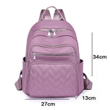 Waterproof Oxford Backpack Women School Bag Travel Bag