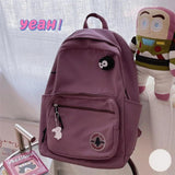 Canvas Women Backpack Shoulder Bag for Teenager Girls