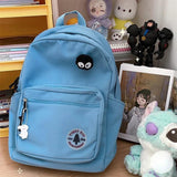 Canvas Women Backpack Shoulder Bag for Teenager Girls