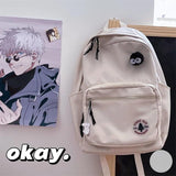 Canvas Women Backpack Shoulder Bag for Teenager Girls