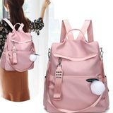 Anti-theft Nylon School Bag for Teenagers Rucksack Shoulder Bags