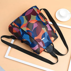 Waterproof Ladies Backpack Oxford Fabric School Bag