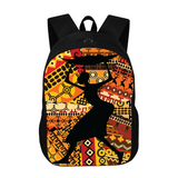 African Print Backpack Afro Bookbag Shoulder Bags School Bag