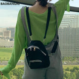 Mini Backpacks for Women Canvas Shoulder Crossbody Bags Fanny Pack