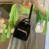 Mini Backpacks for Women Canvas Shoulder Crossbody Bags Fanny Pack