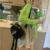 Mini Backpacks for Women Canvas Shoulder Crossbody Bags Fanny Pack