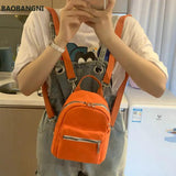 Mini Backpacks for Women Canvas Shoulder Crossbody Bags Fanny Pack